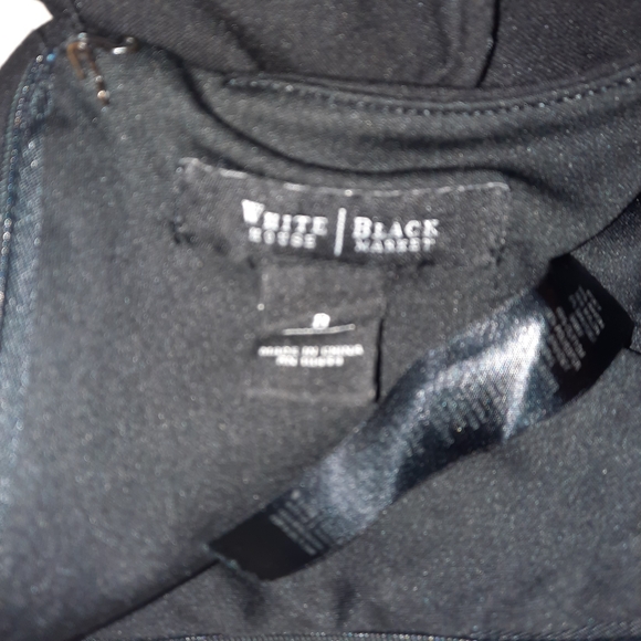 White House Black Market Black and White Midi Dress - Picture 6 of 12